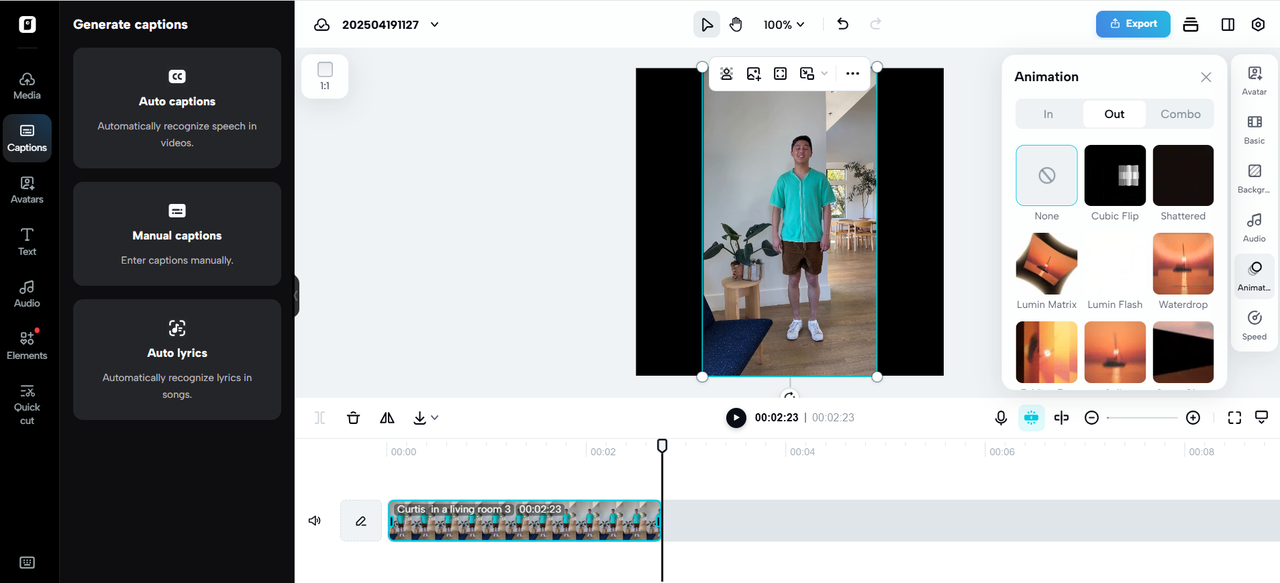 Customize your music video and add animations