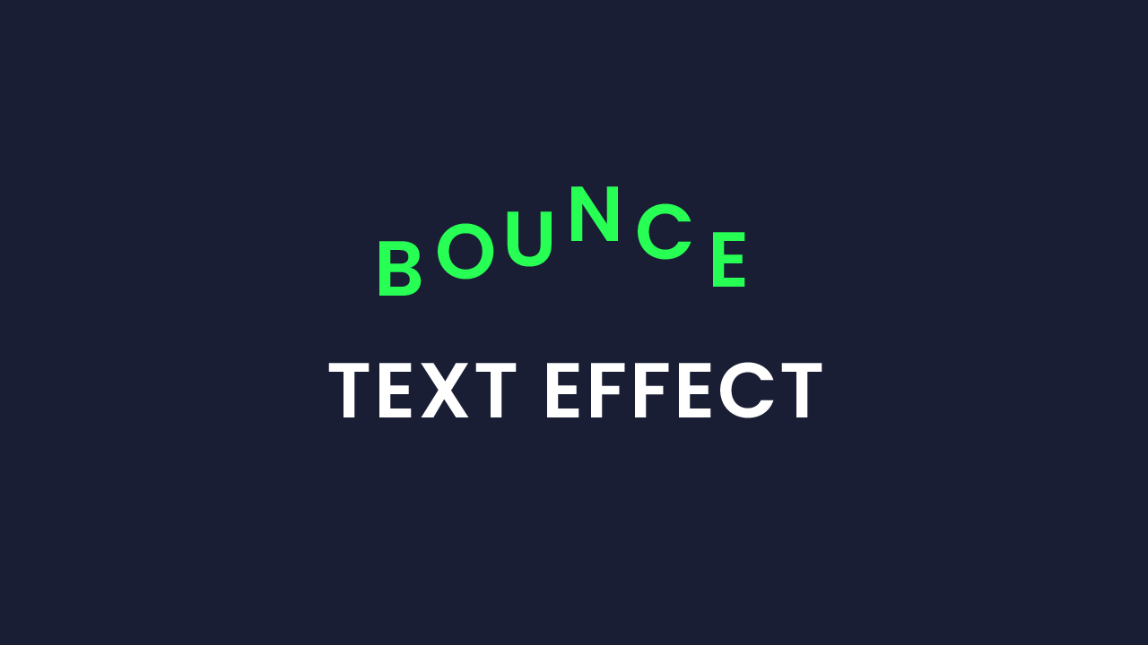 I-bounce ang epekto ng animation ng text sa Alight Motion