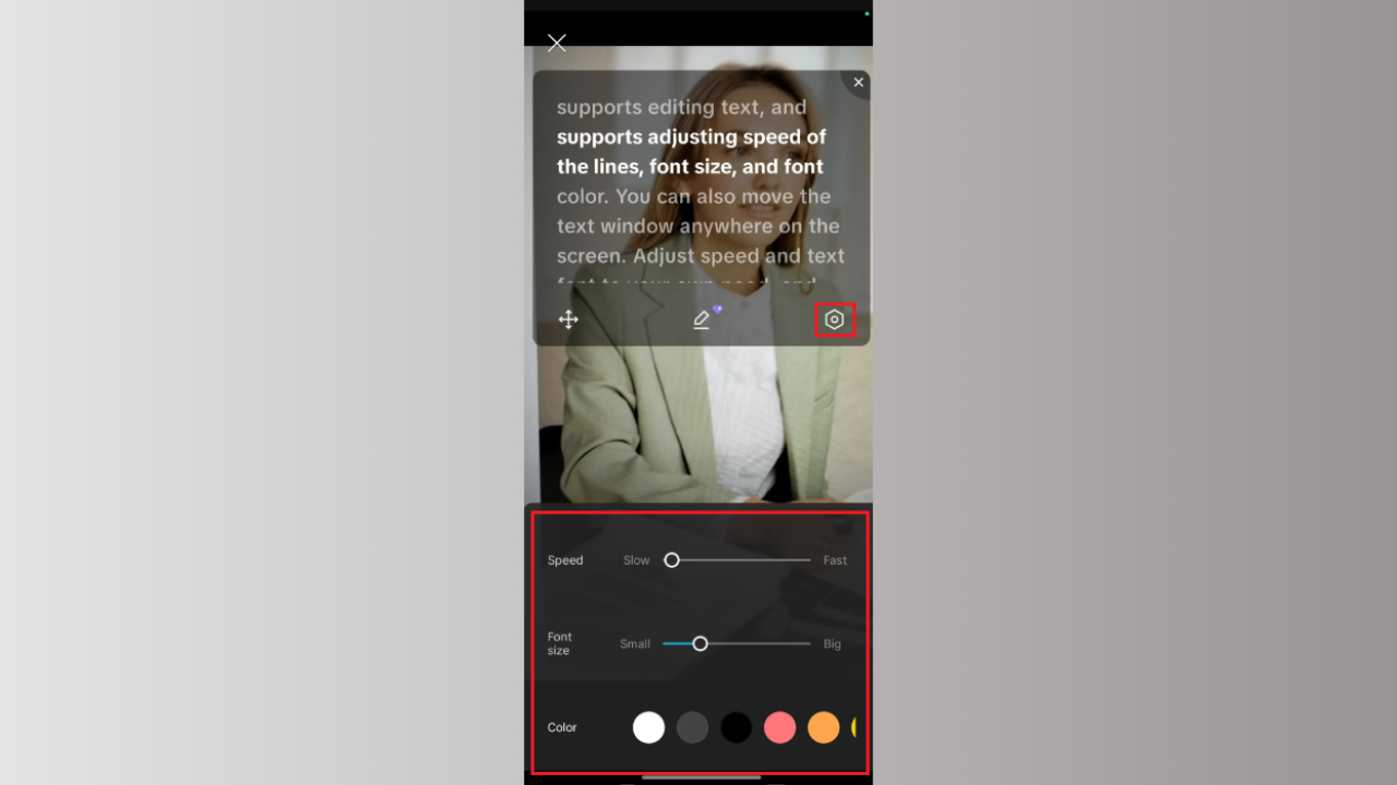 Adjust display settings