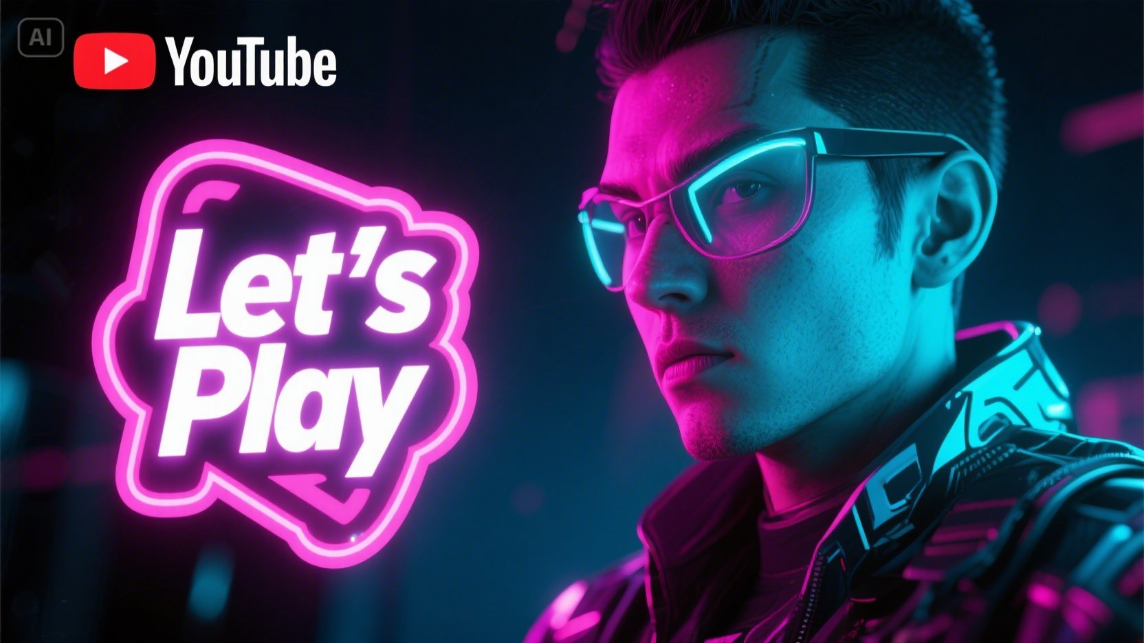 Thumbnail with bold, contrasting colors