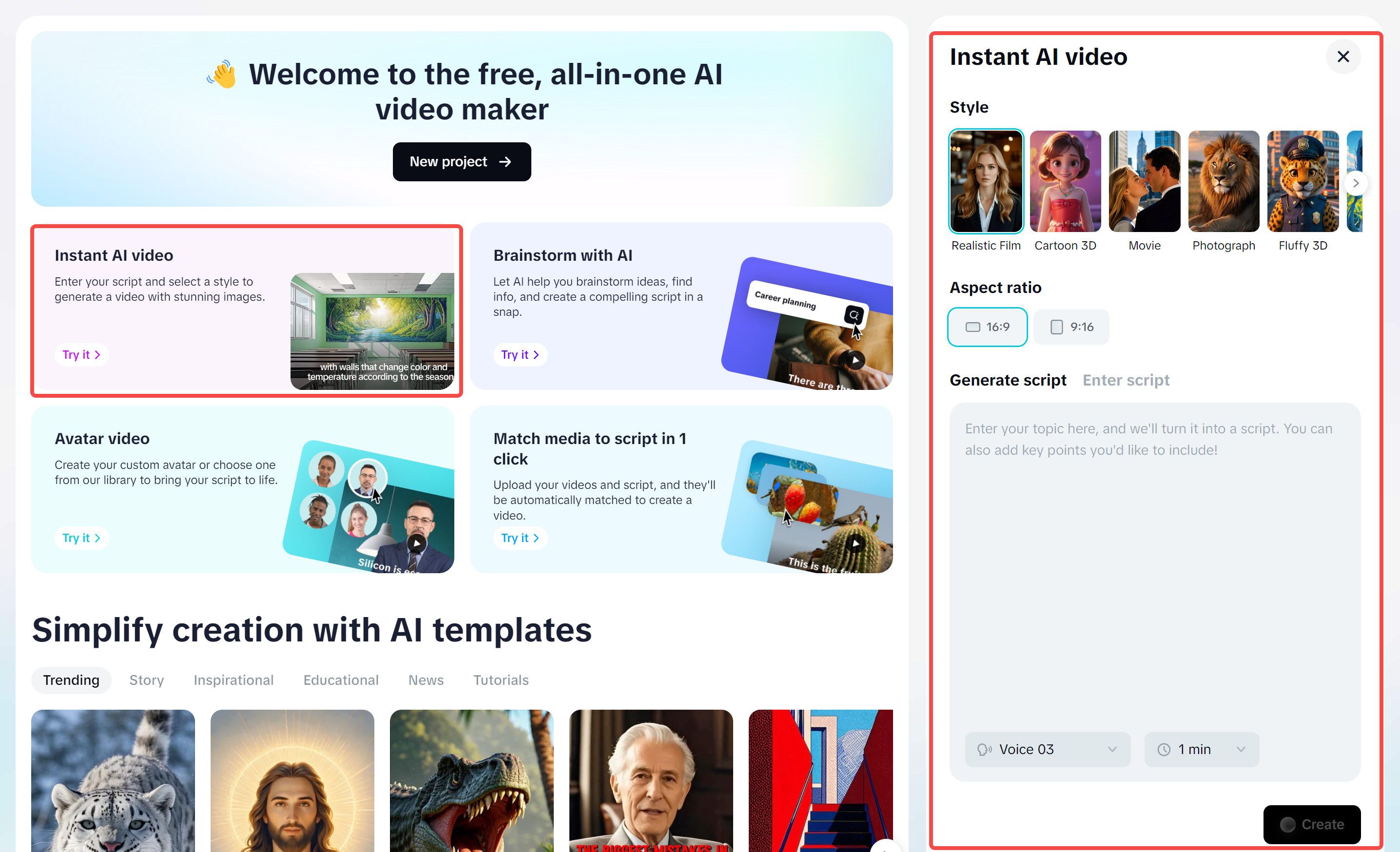 Convertir un script en vidéo avec CapCut