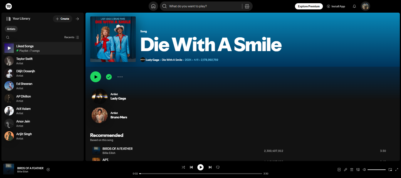 Umrzyj z uśmiechem - jeden z hitów 200 najlepszych artystów Spotify