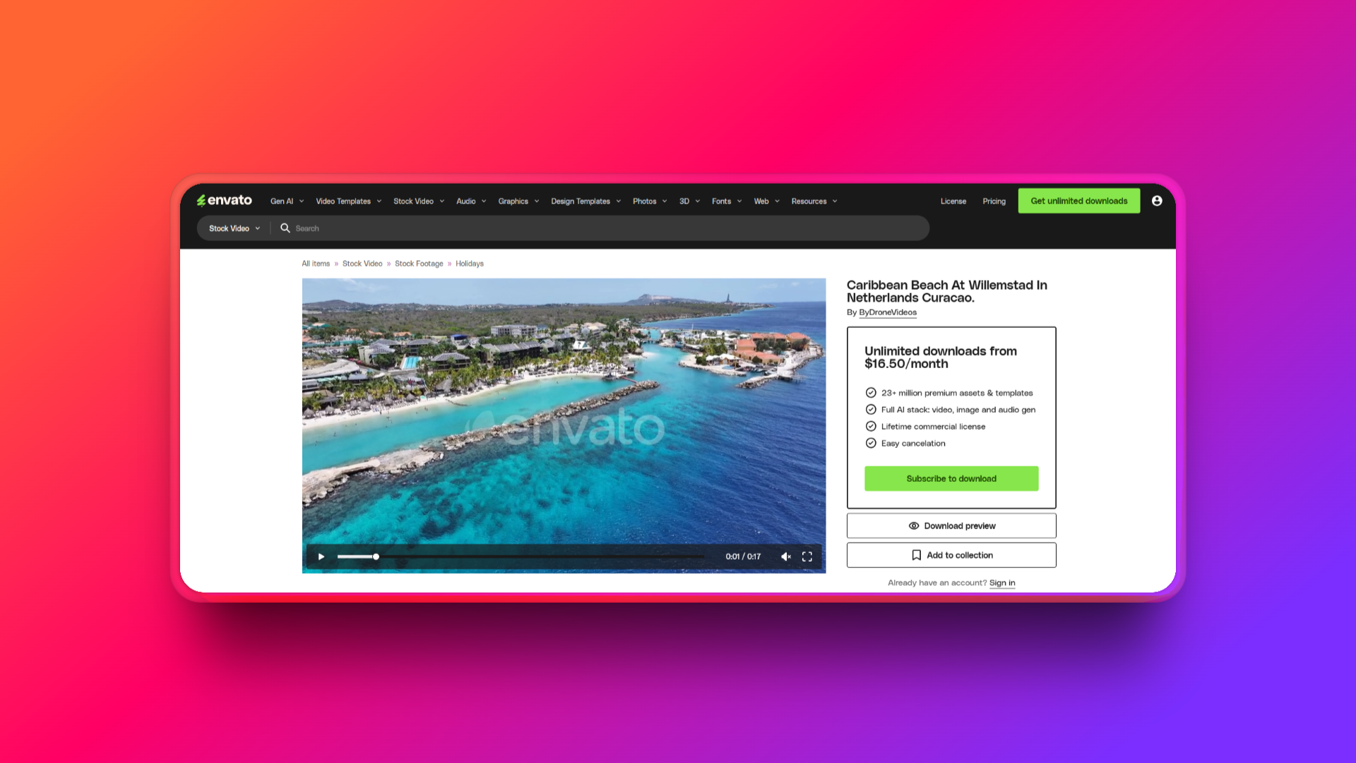 Discover travel stock footage on Envato