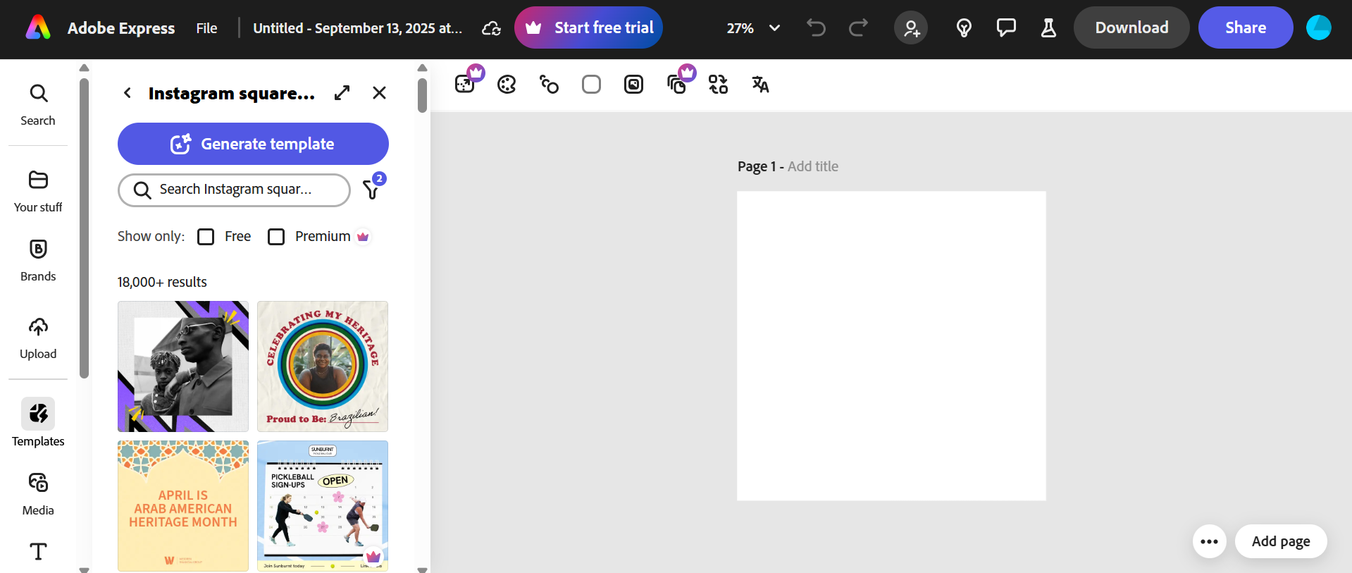 photo collage editor free Adobe Express editor