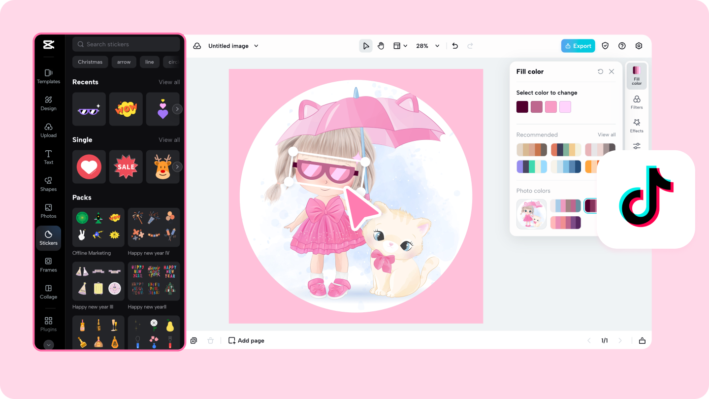 słodkie PFP dla TikTok