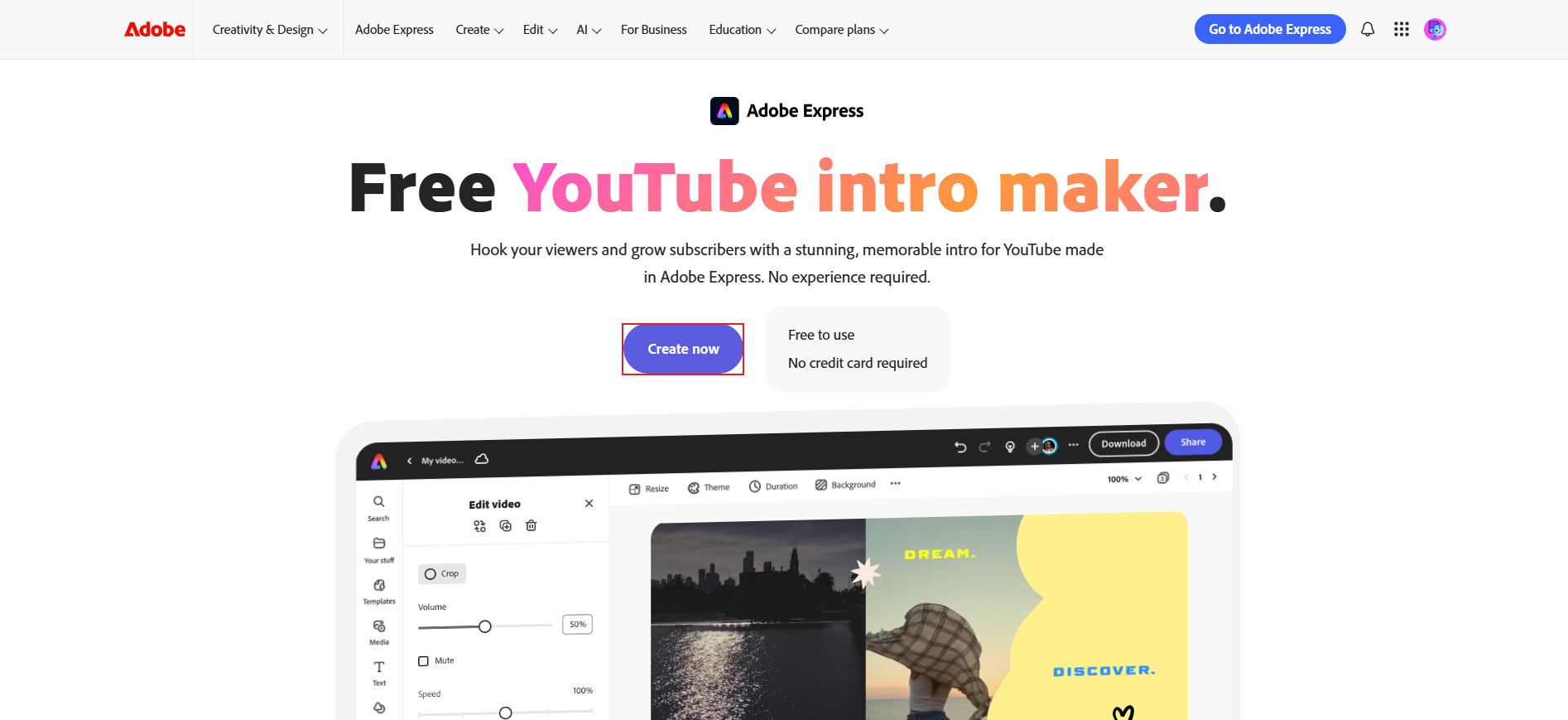 cara membuat video intro YouTube