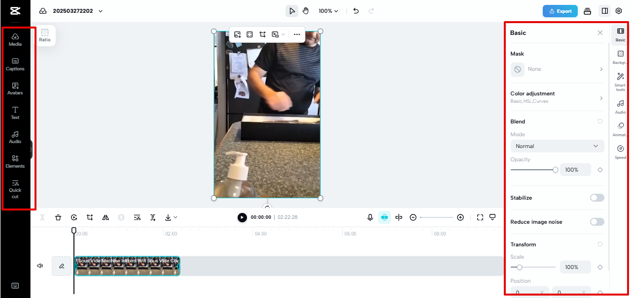 Pippit video editor