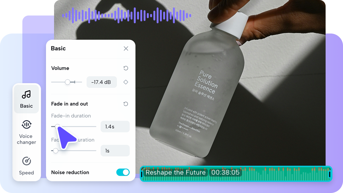Créez manuellement des animations à partir d'un audio dans l'éditeur vidéo