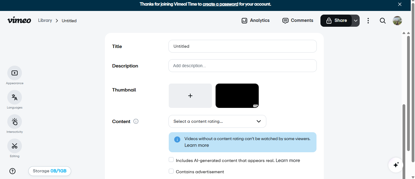 Export your video