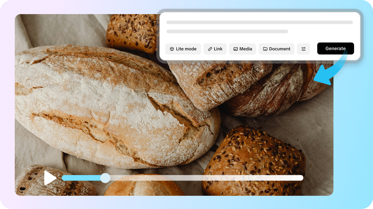 Pippit video generator for bakery videos