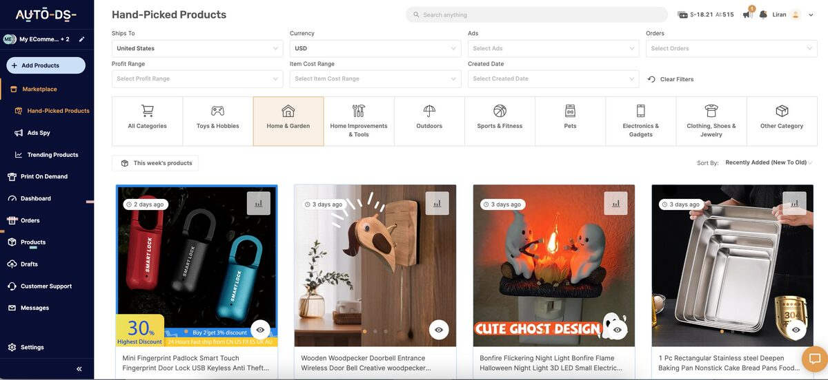 AutoDS - dropshipping suppliers for TikTok shop