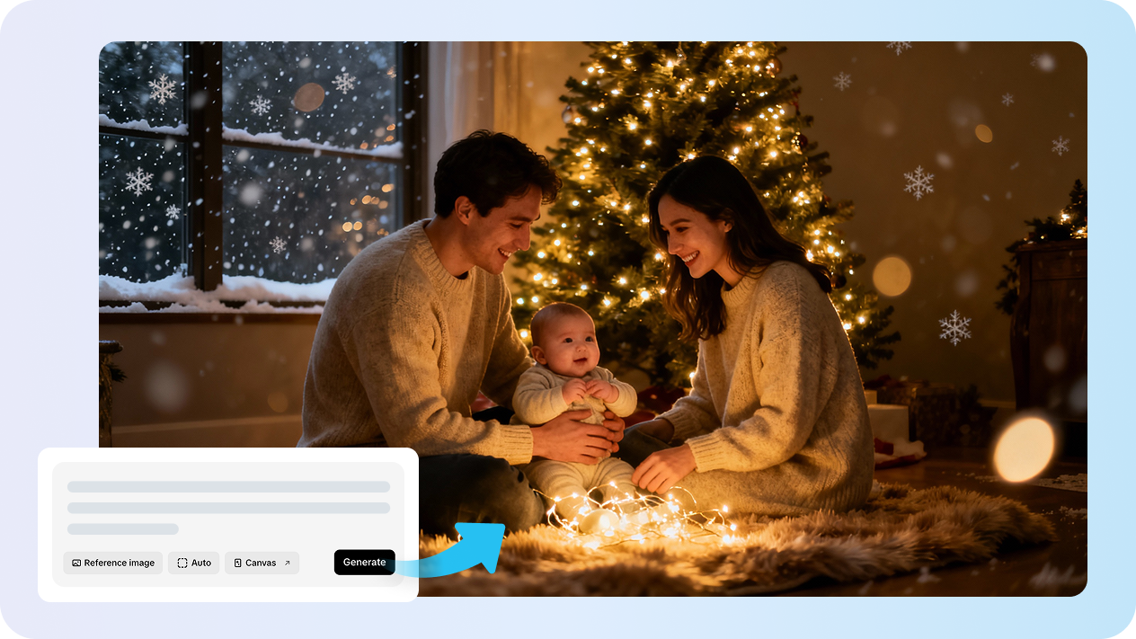 Create Christmas art from text