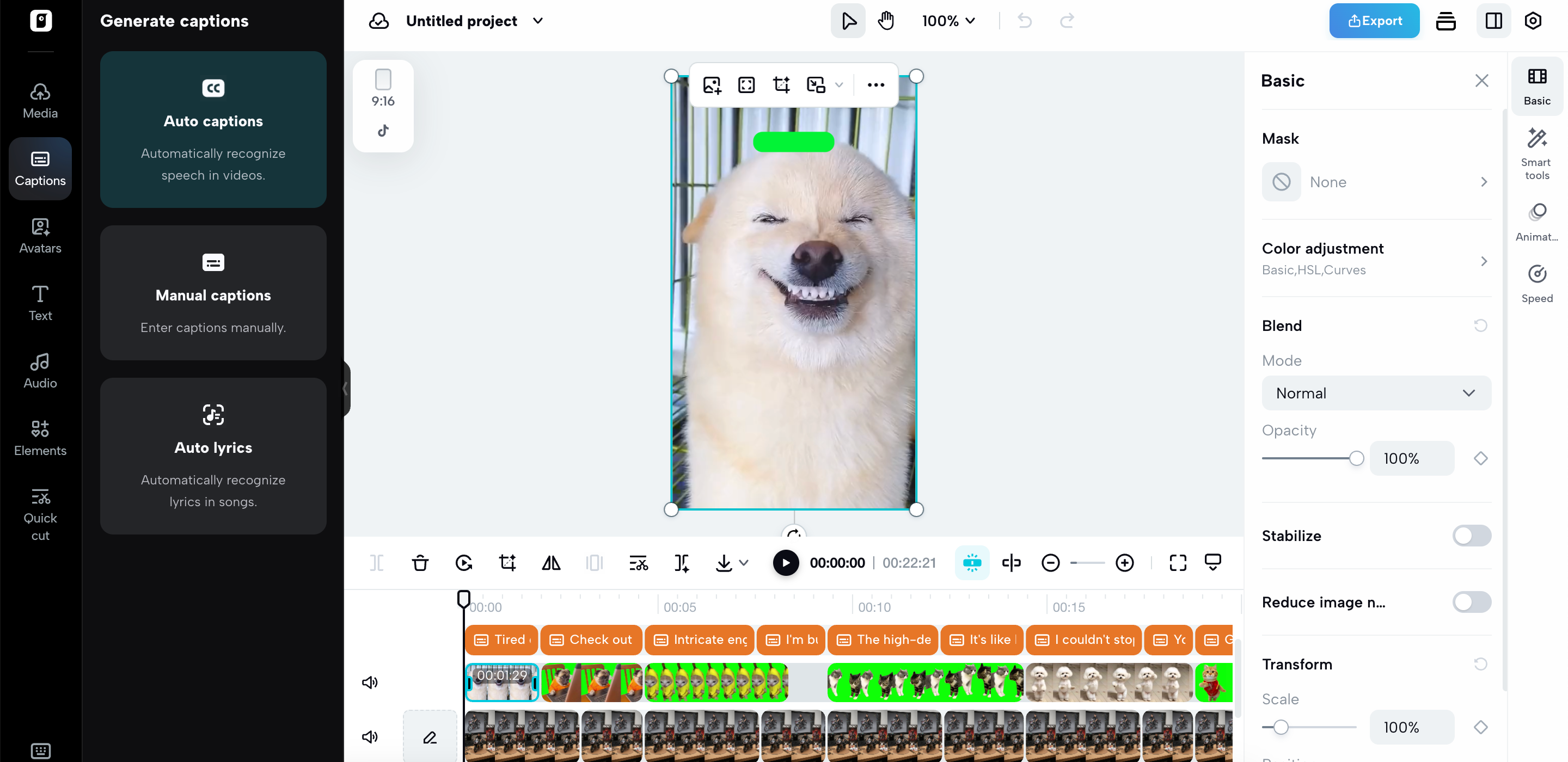 Prueba las herramientas avanzadas de edición.