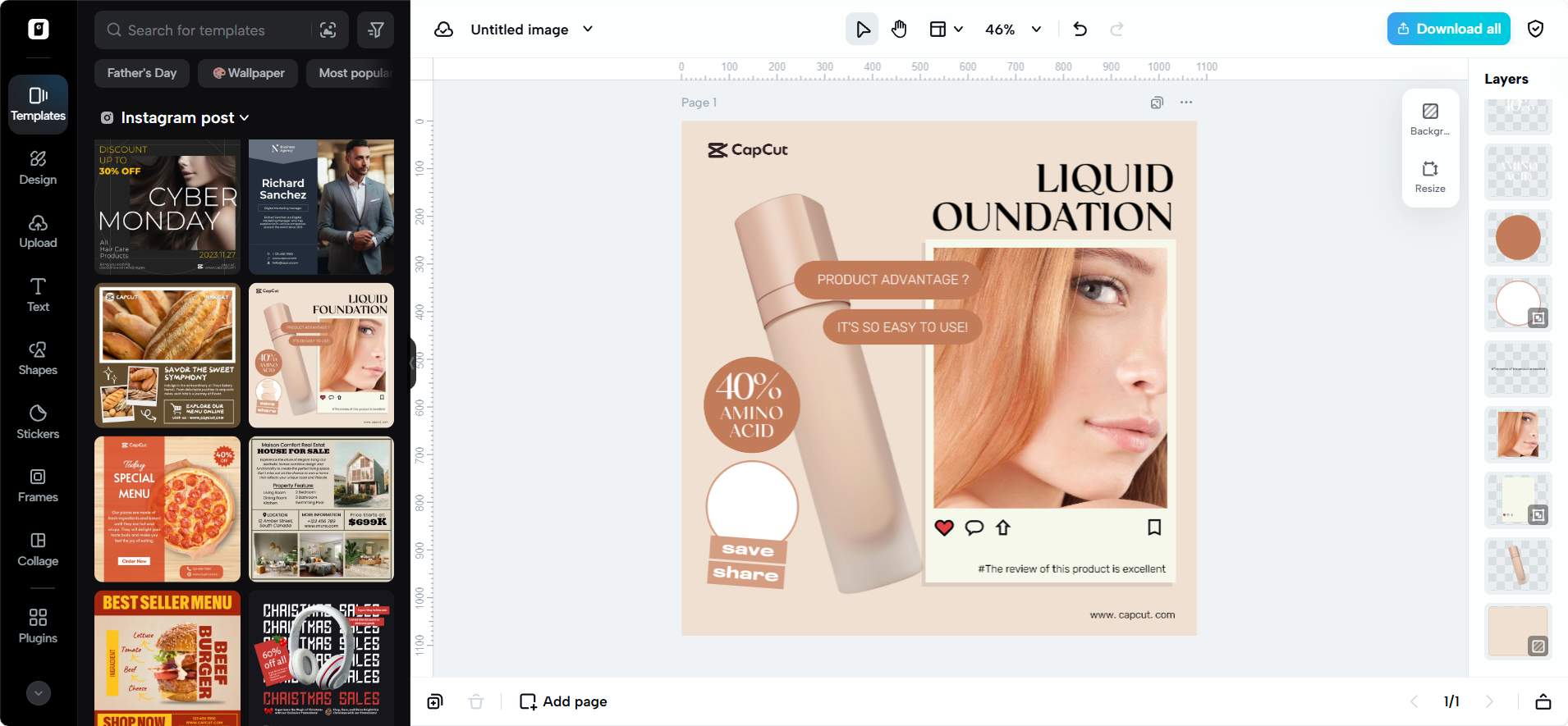 Pippit editing tool