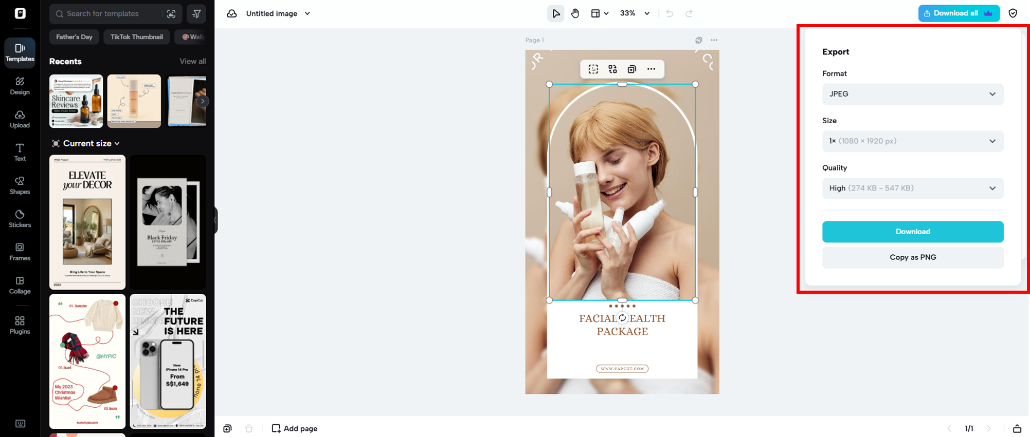Export and post