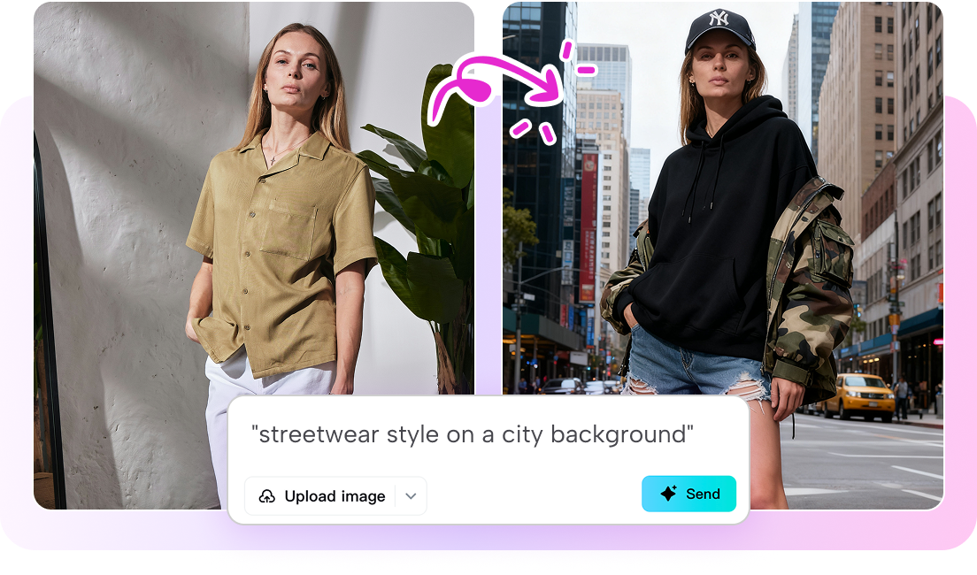 Generate any outfit with AI