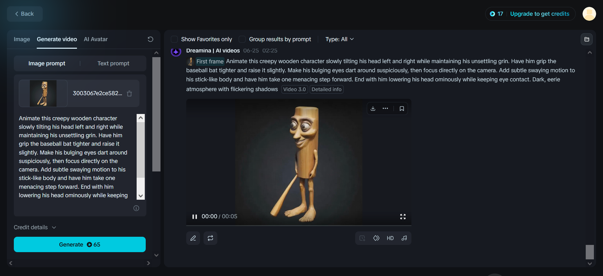 Image to video generator
