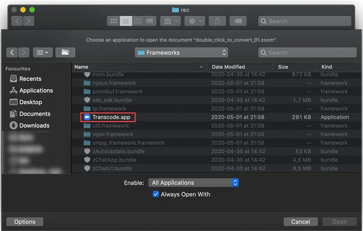 Ipinapakita kung paano i-convert ang Zoom recording sa MP4 online nang libre gamit ang Transcode