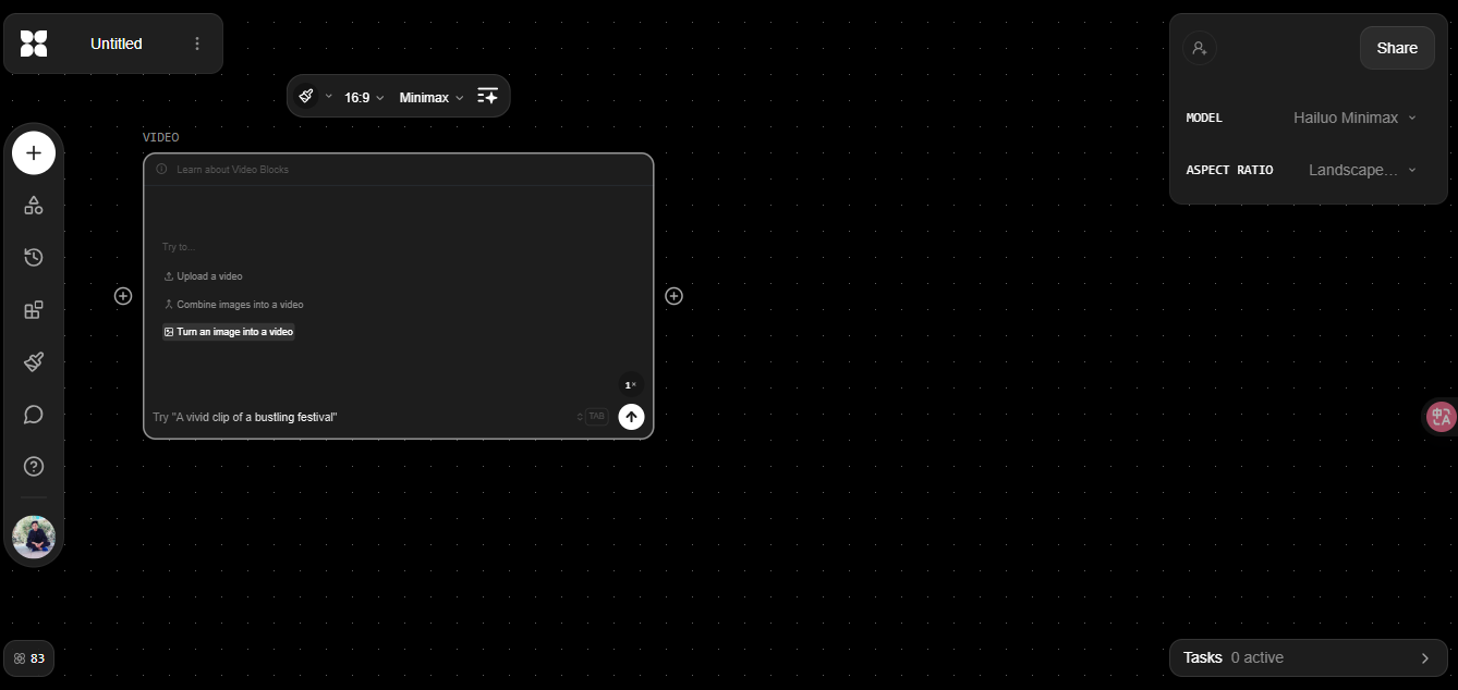 Transforme uma imagem em um vídeo