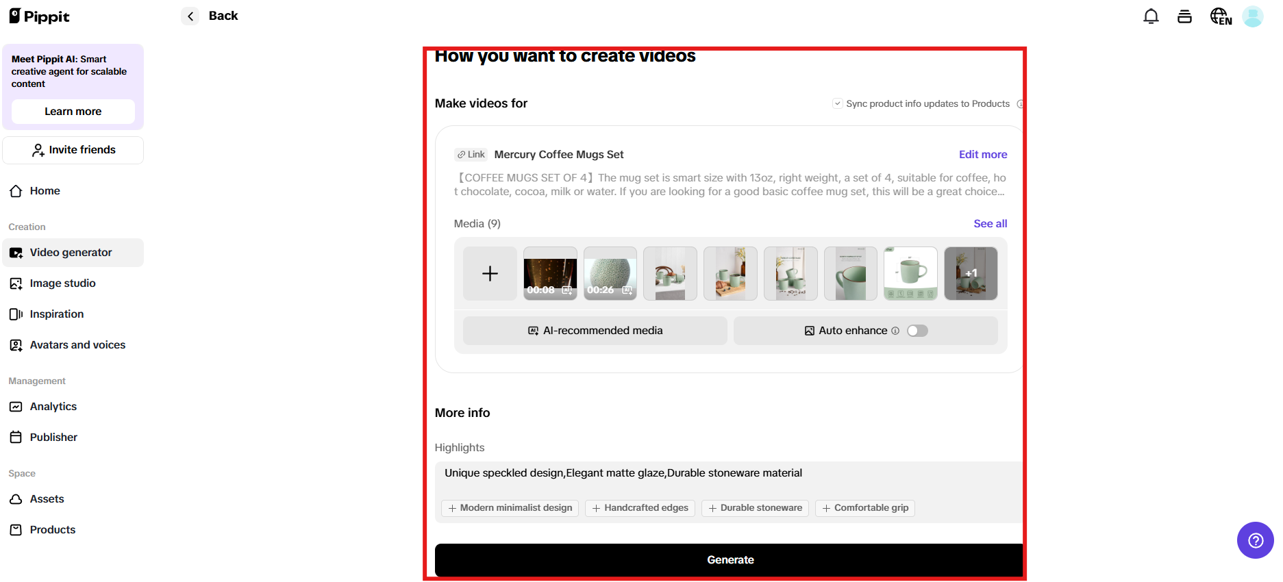 How you want to create videos