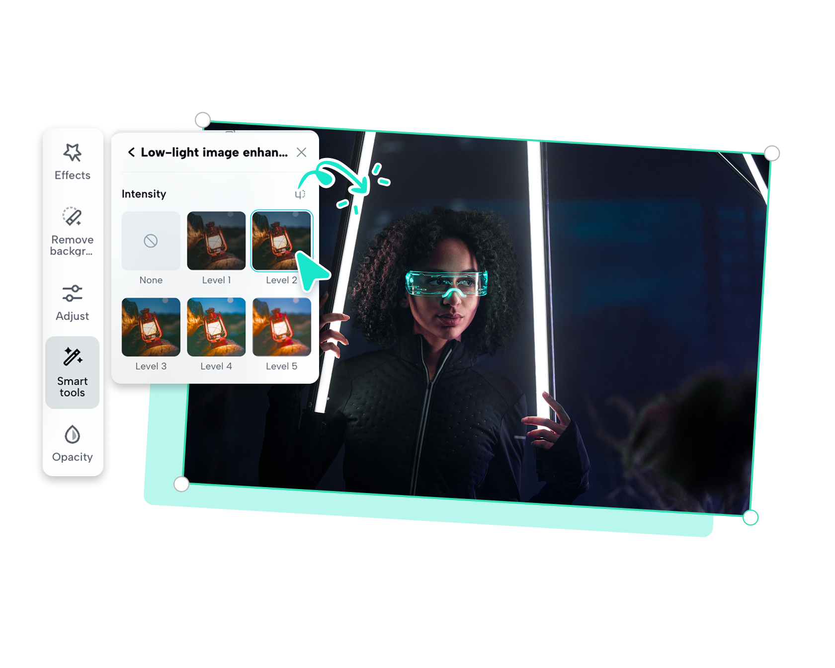 unpixelate image