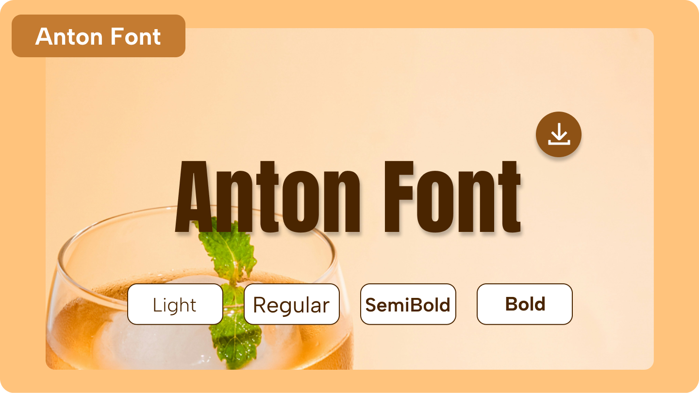 anton font