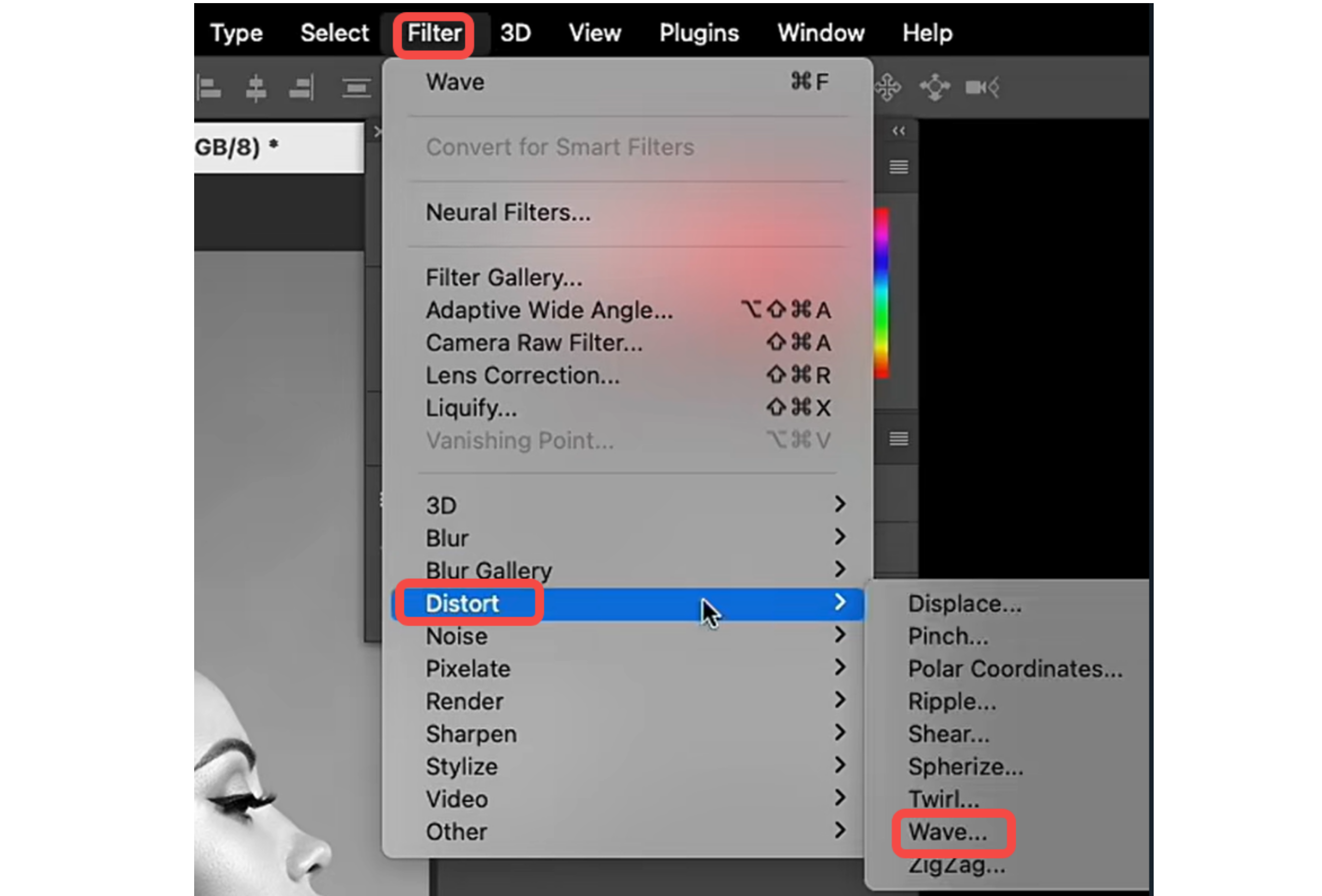 Come creare un effetto glitch in Photoshop