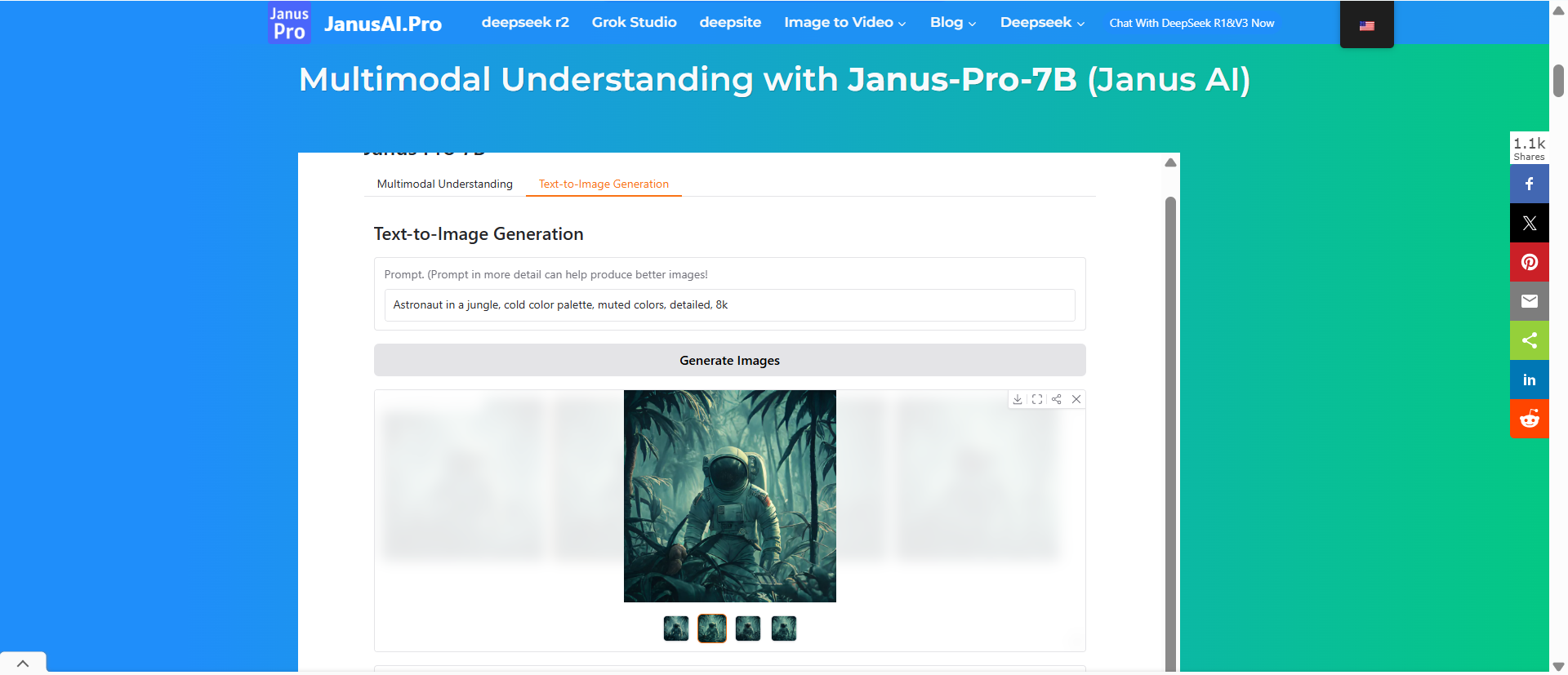 can deepseek generate images