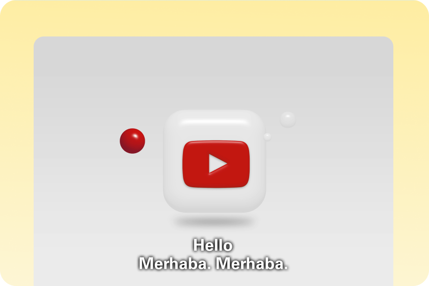 Localize YouTube videos for Turkish viewers