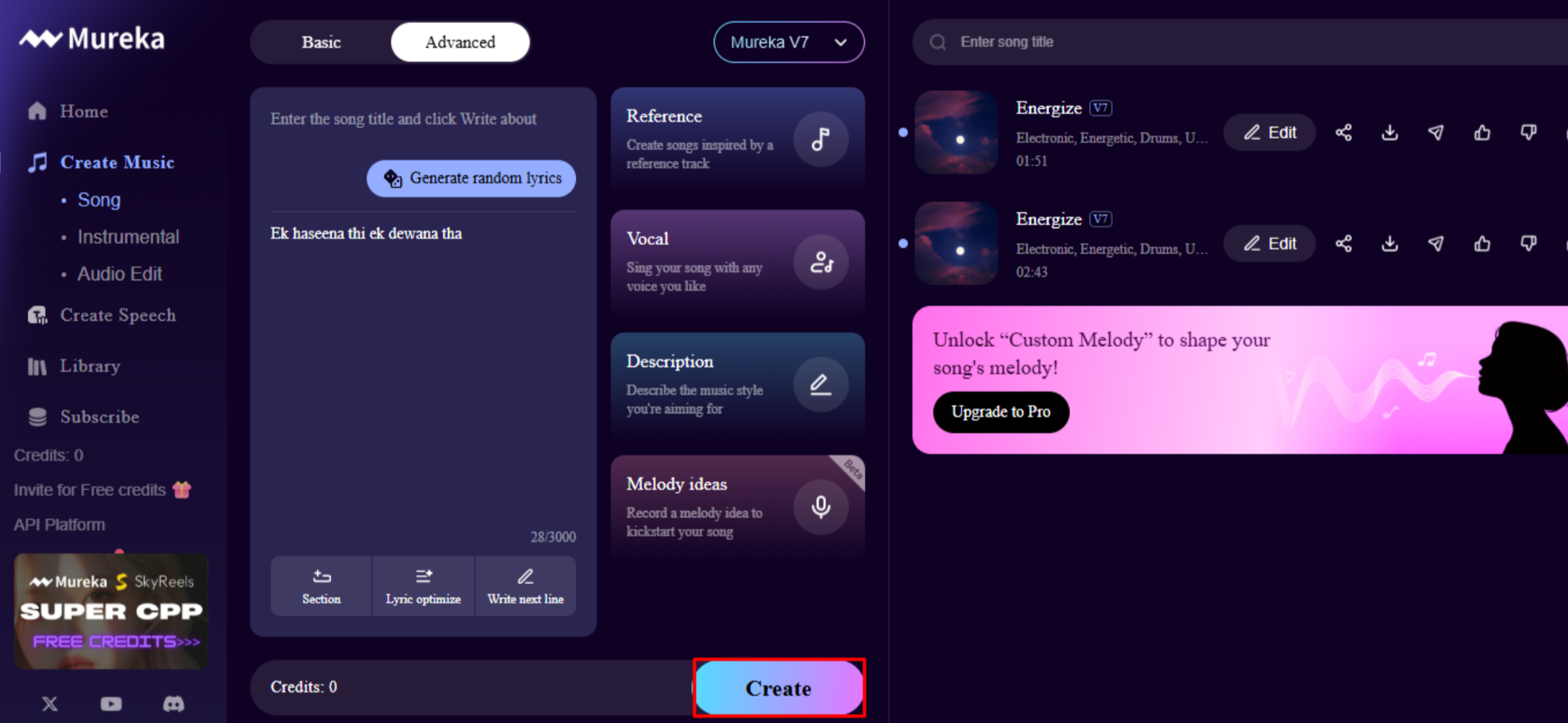 Mureka - another best AI music maker online