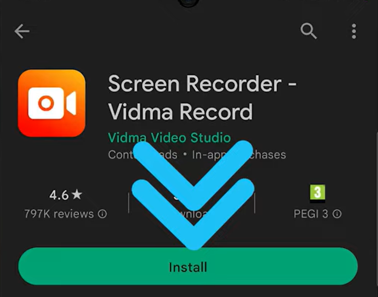 Ipinapakita kung paano i-download ang Vidma Recorder app
